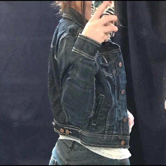 Dark wash Arizona Jean Co Jean Jacket - Picture 5 of 11